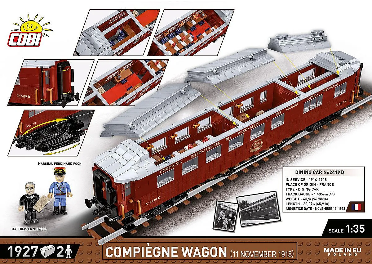 COBI 6291 Compiègne Wagon (11 November 1918)