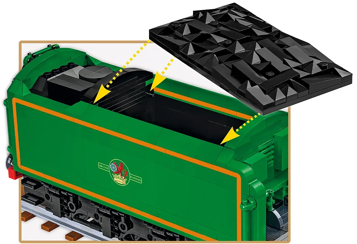 COBI 6292 R88 Bogen-Gleisstück
