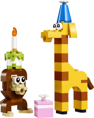 COBI 30689 Birthday Party Dieren